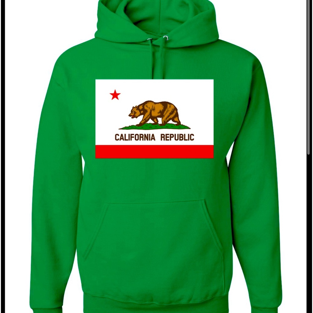 💚💚💚 SALE California Republic Green Hoodie Size Small